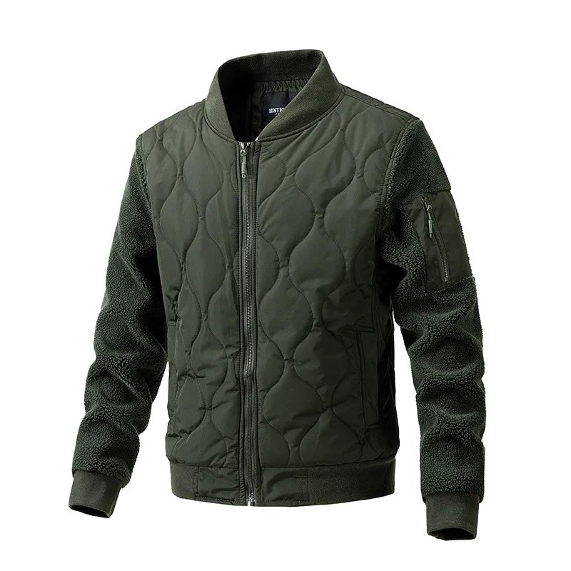Robe d'hiver chaude avec fermeture éclair