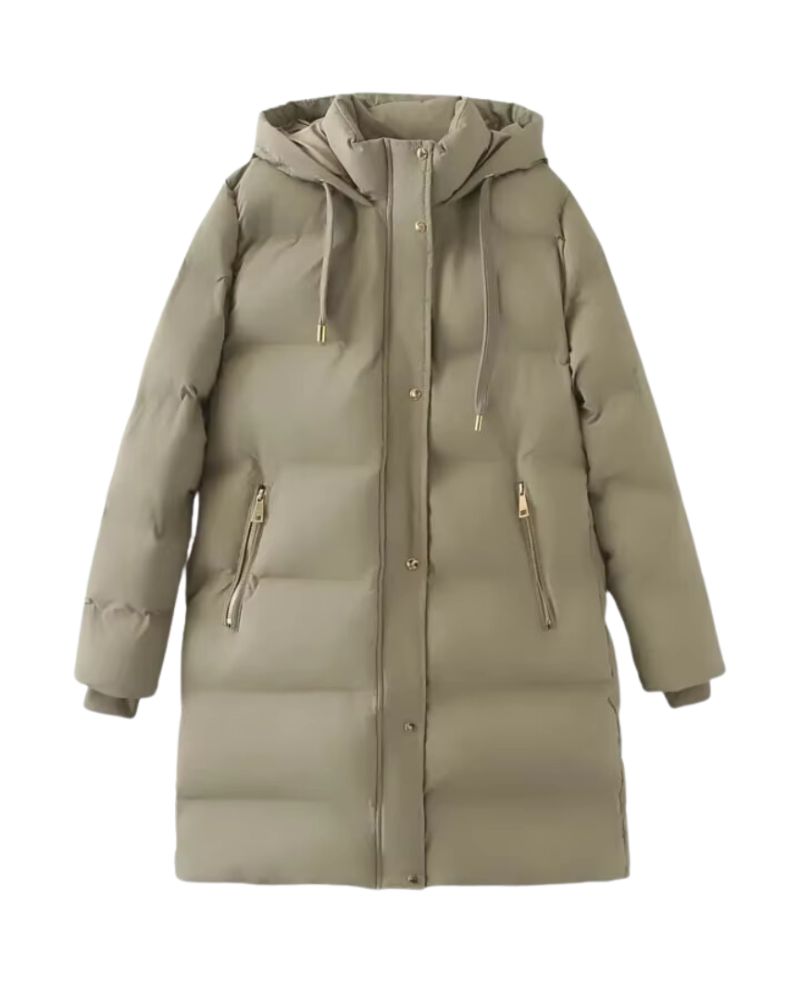 Manteau long élégant d'hiver