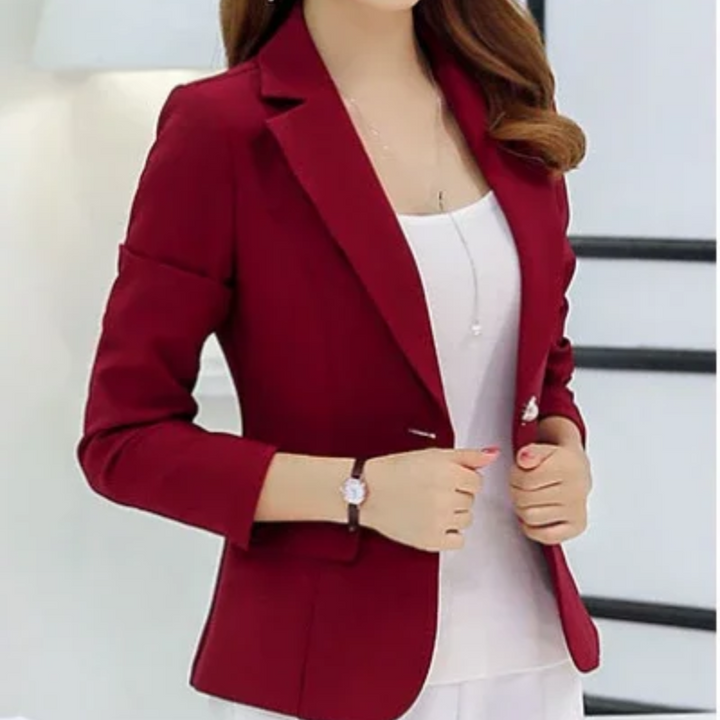 Blazer élégant pour femme modèle à un bouton