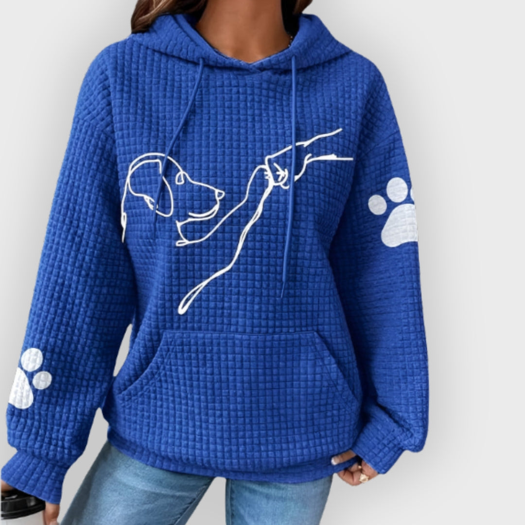 Kapuzenpullover Mit Kängurutasche Trendy - IdealeKleiden