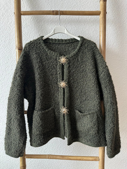 Veste en teddy doux Chic décontracté Manteau en peluche
