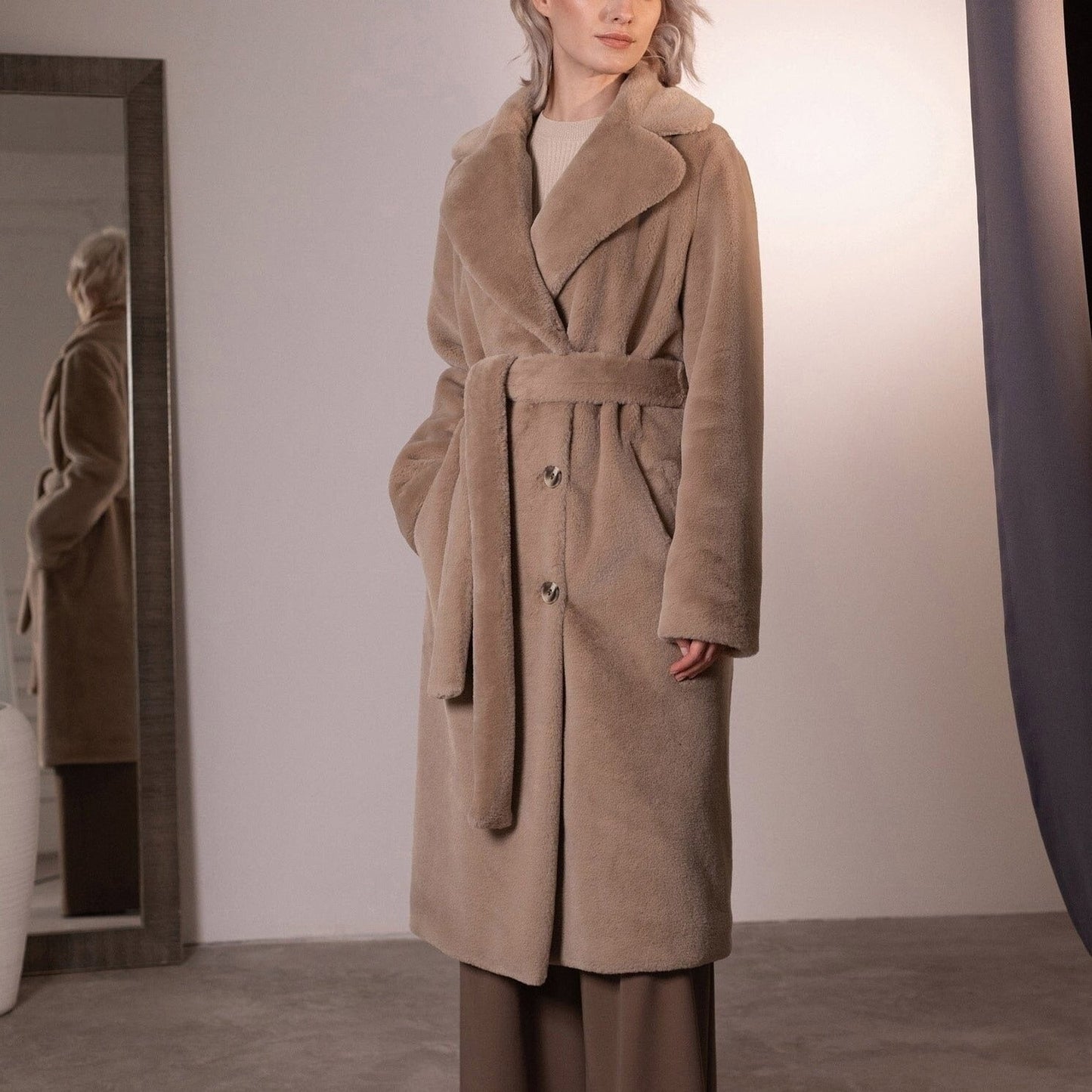 Manteau long élégant pour femme