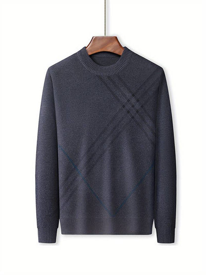 Soren – Bequemer Pullover Rundhals Casual - IdealeKleiden