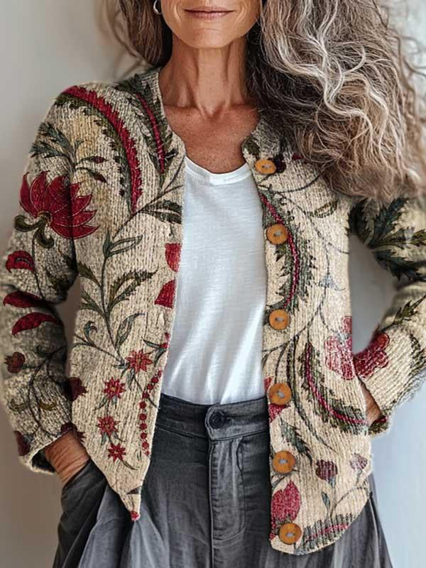 Blumenjacke Sommer Chic Frauen - IdealeKleiden