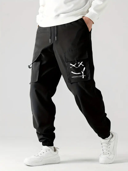Pantalon cargo pour homme confortable avec cordon de serrage