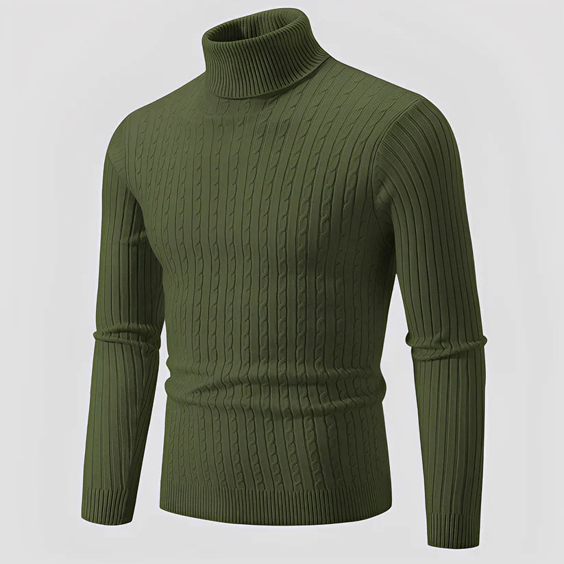 Pull col roulé élégant pour hommes Tendance