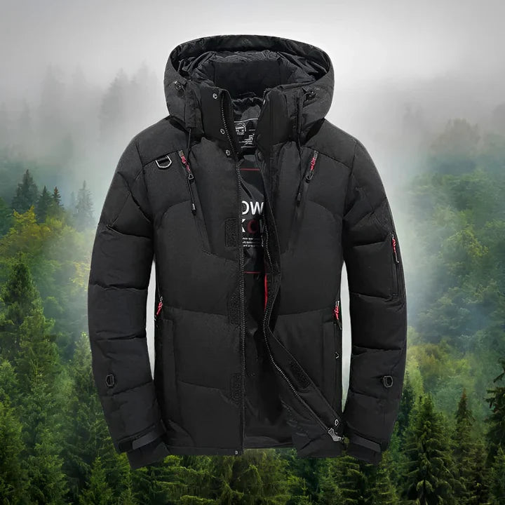 Parka d'hiver homme Doudoune à capuche amovible