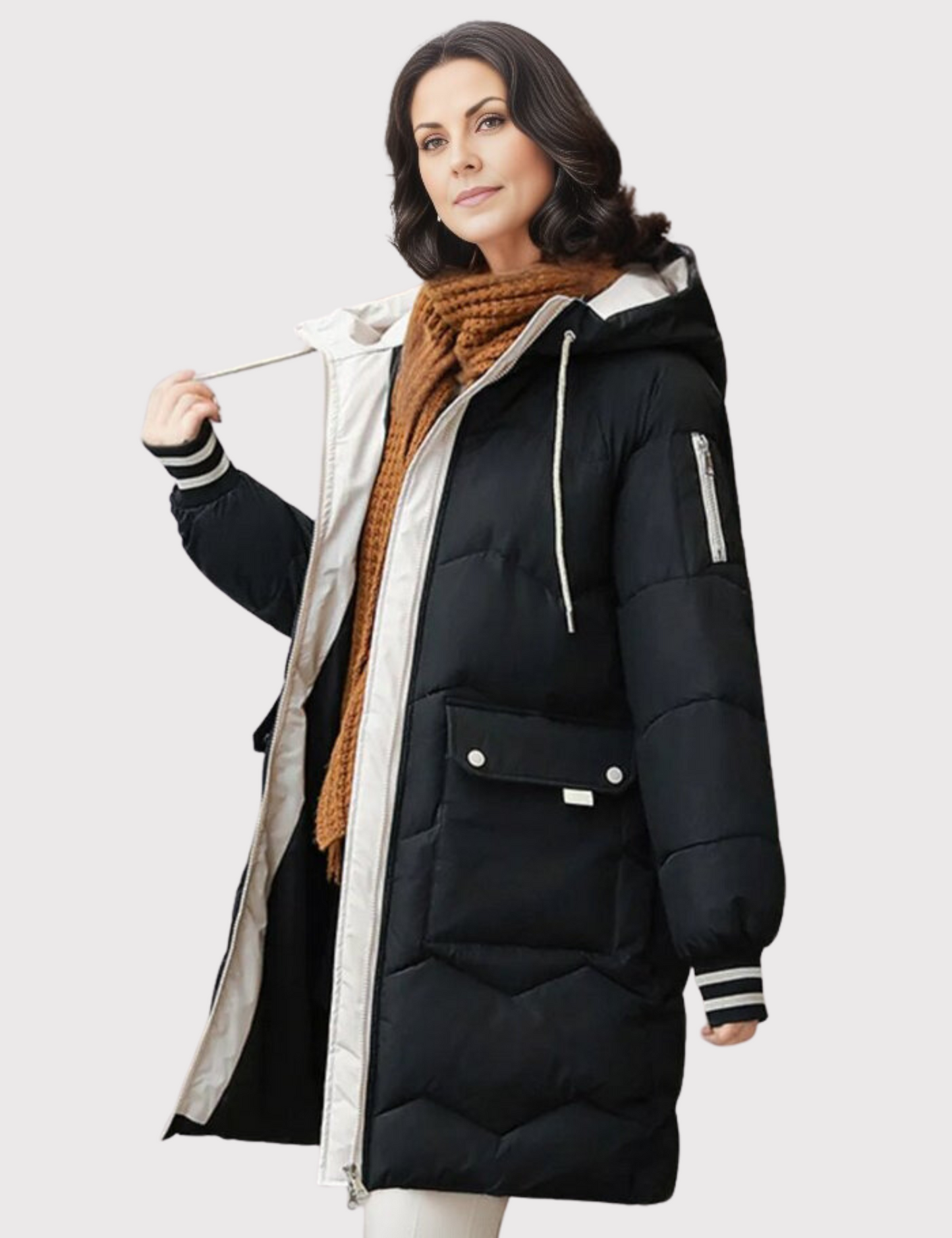 Doudoune chaude isolante pour femme