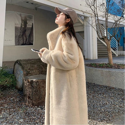 Veste en fausse fourrure élégante pour femme