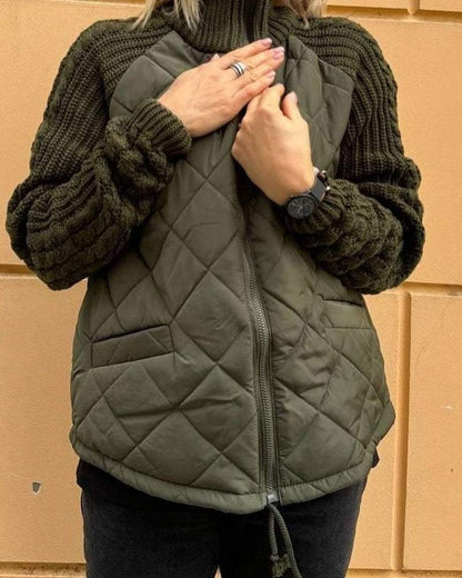 Cardigan zippé confortable et moderne