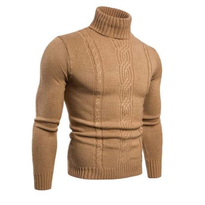 Strickpullover Warm Rollkragen Damen - IdealeKleiden
