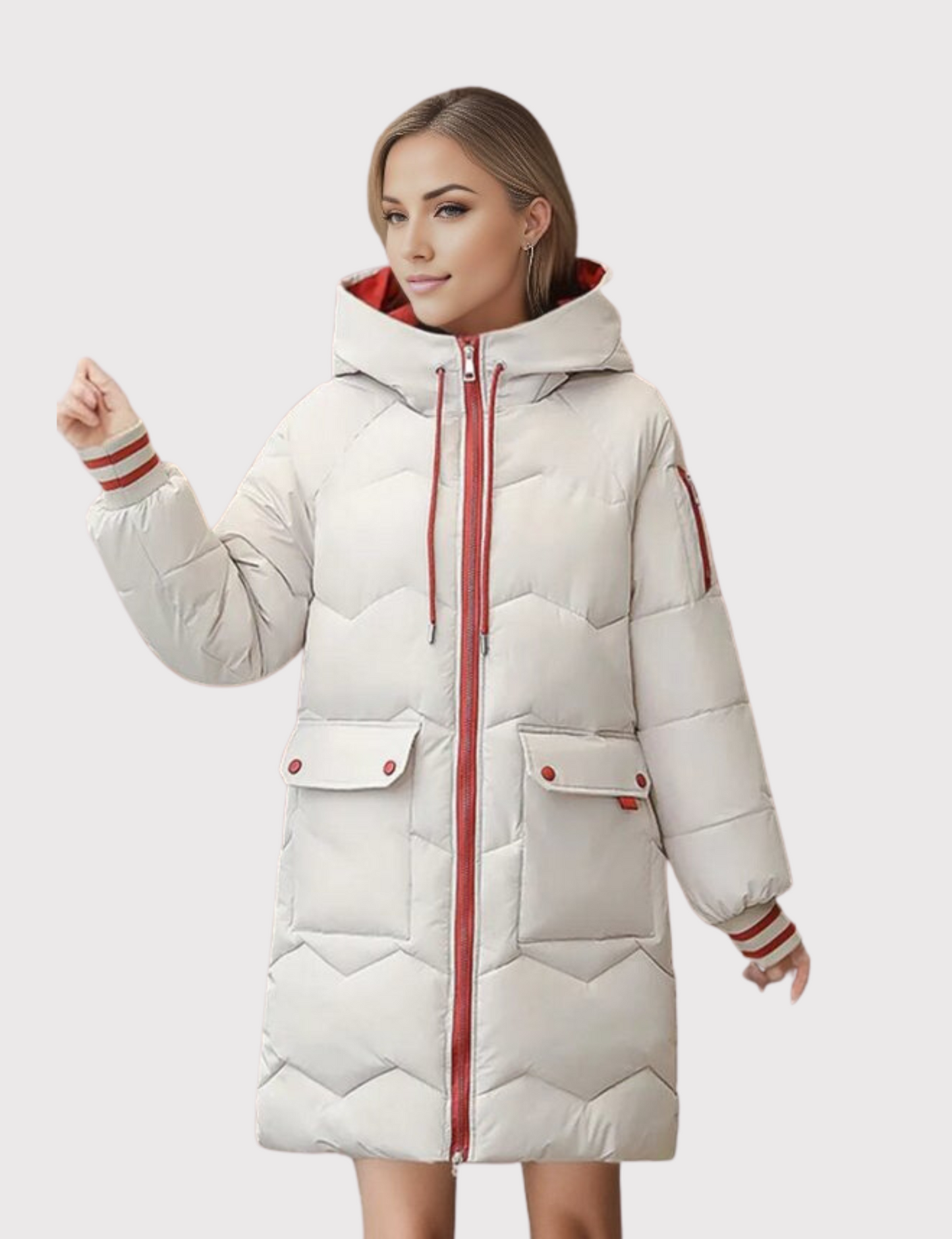 Warme Winterjacke Isoliert Damen - IdealeKleiden