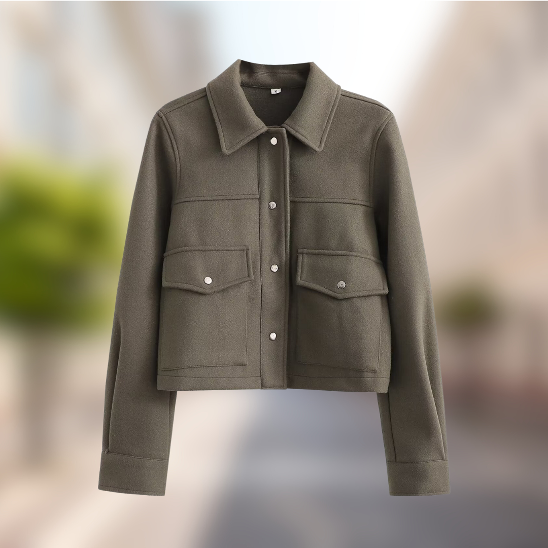 Veste en laine femme style décontracté automne