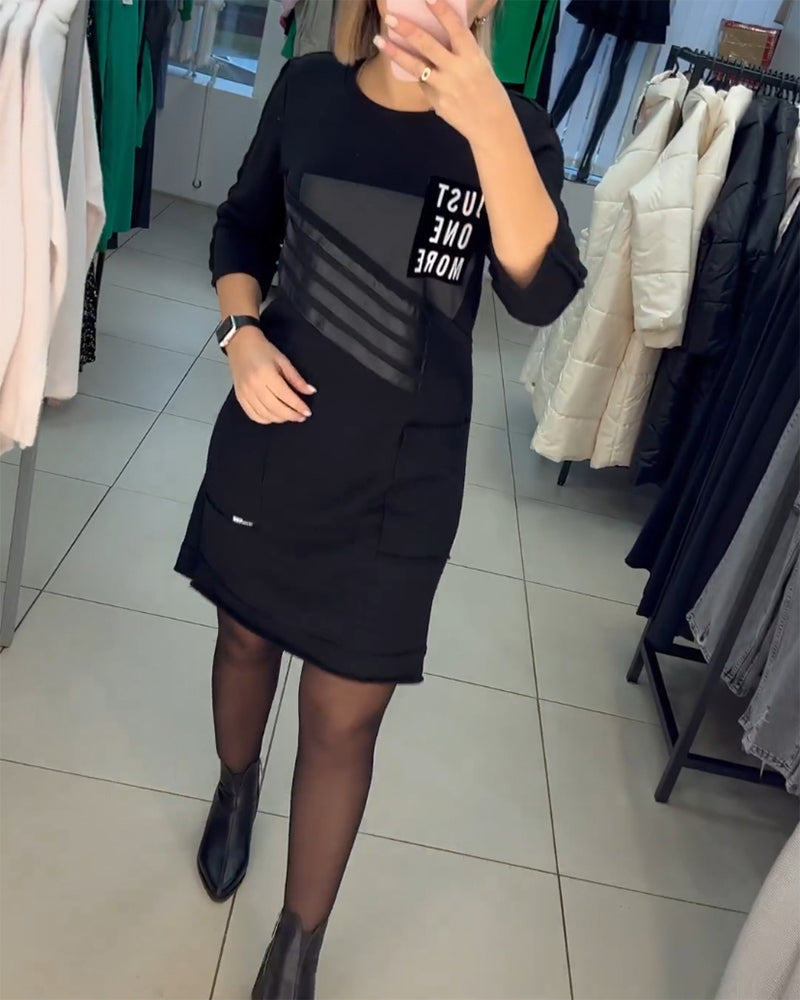 Robe fourreau élégante avec poche