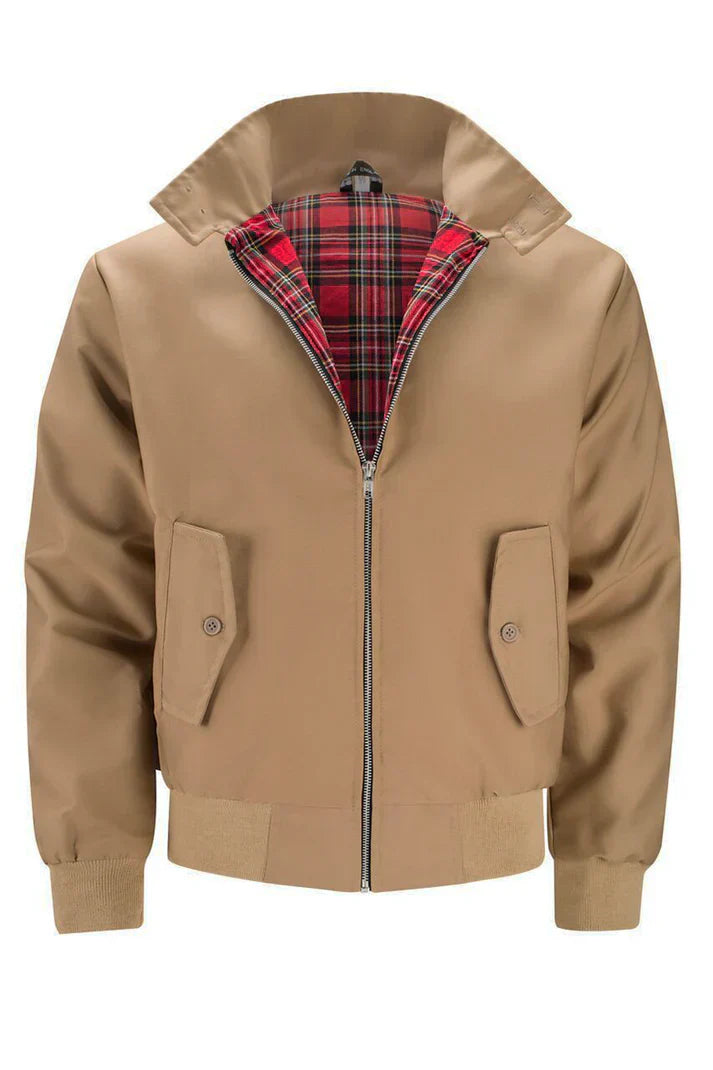 Veste homme style urbain doublure à carreaux