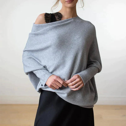 Pull stylé asymétrique à lacets