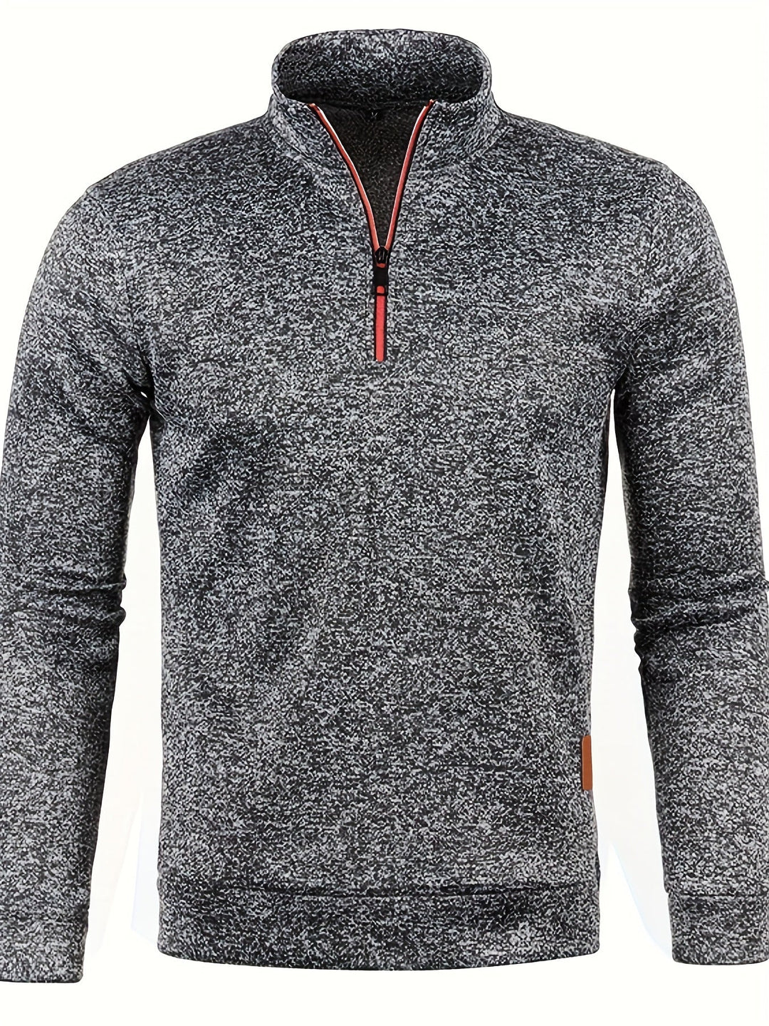 Pull homme chaud zippé hiver