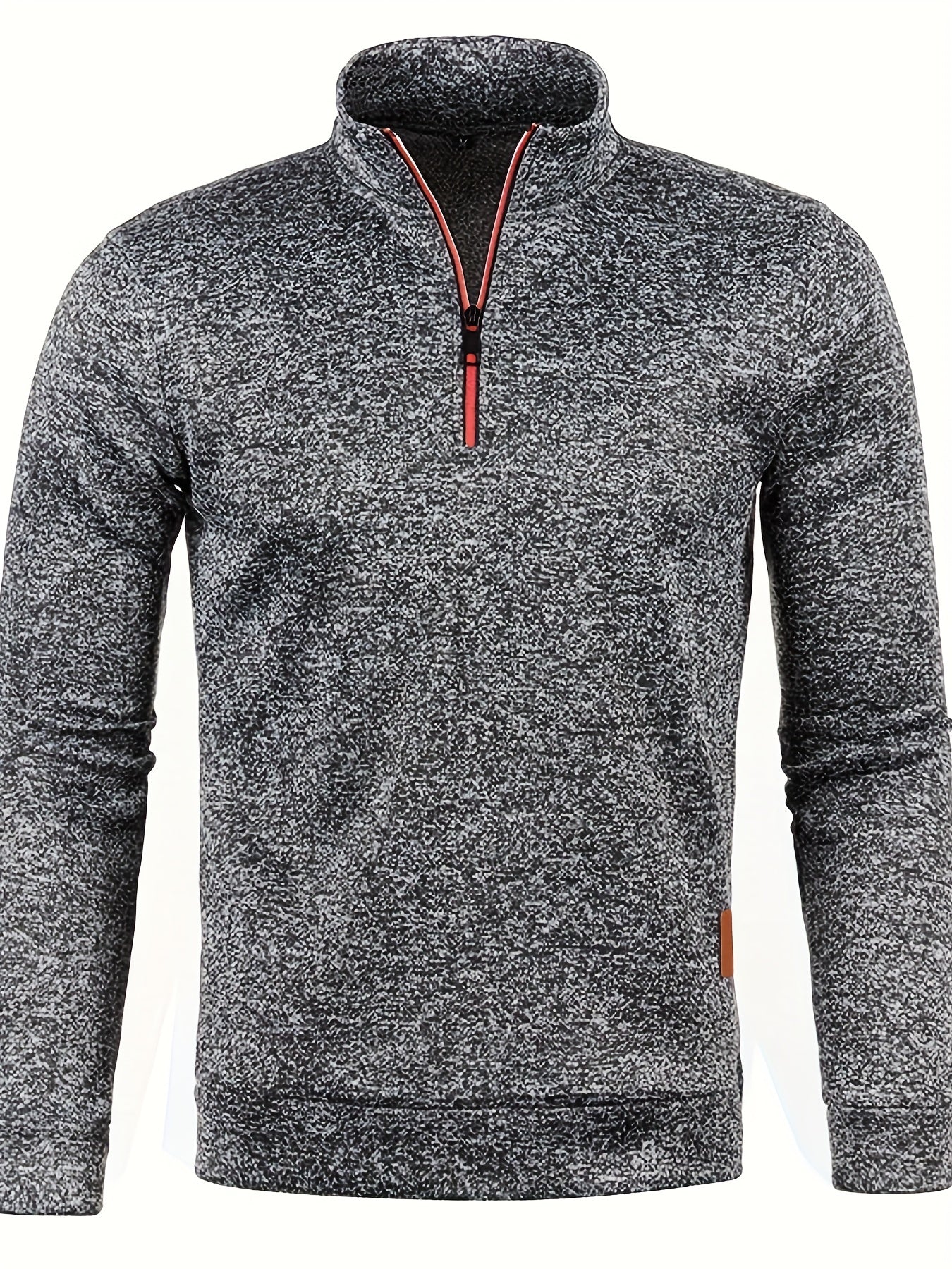 Pull homme chaud zippé hiver