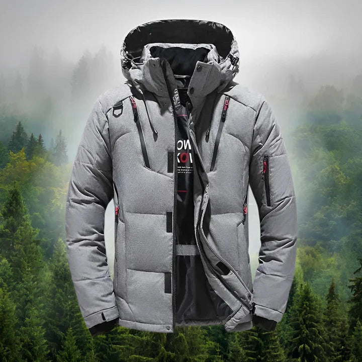 Parka d'hiver homme Doudoune à capuche amovible