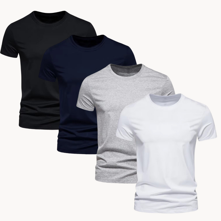 Herren T-Shirts 4er Pack Komfort Premium Qualität - IdealeKleiden