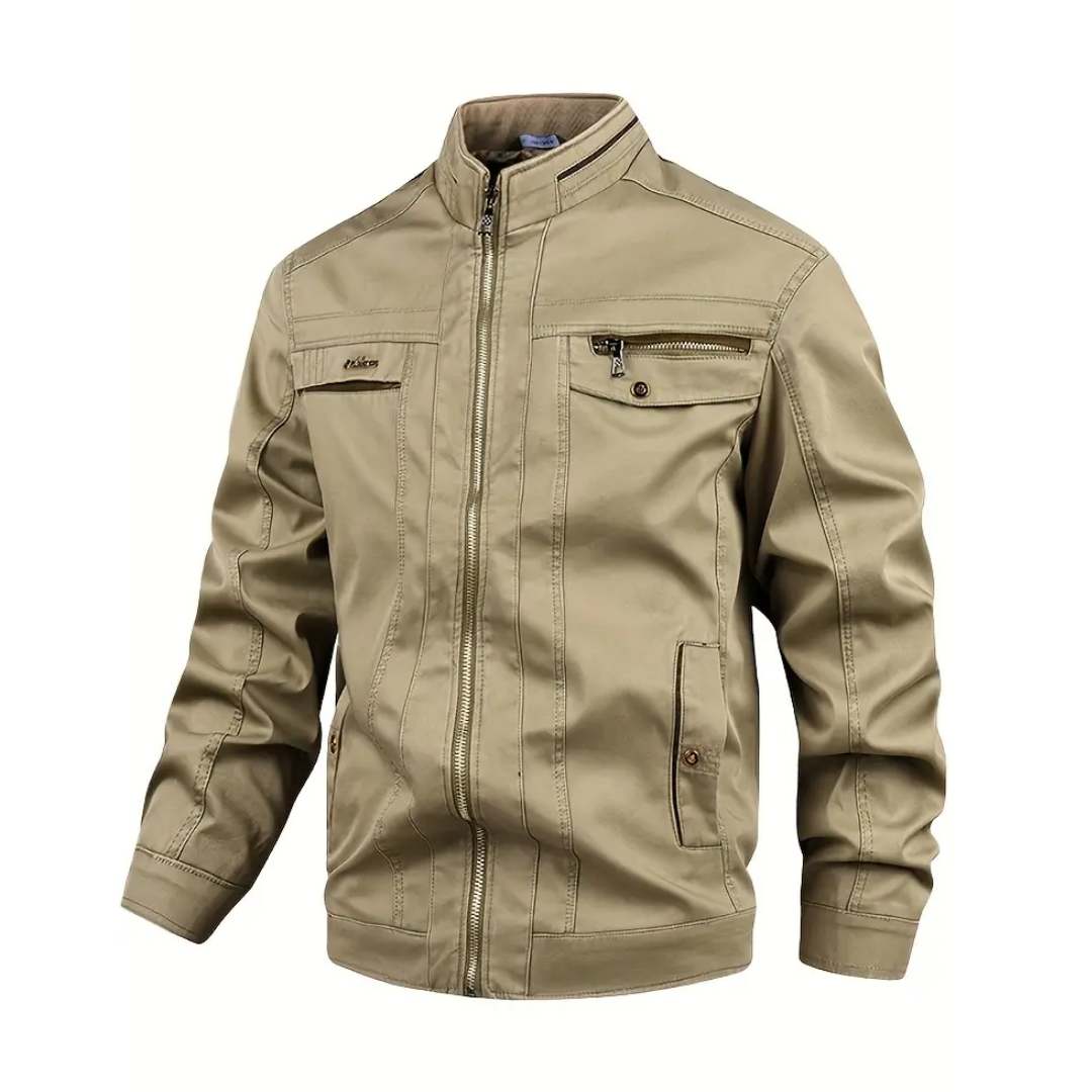 Veste de terrain pour hommes en coton imperméable, idéale pour l'extérieur