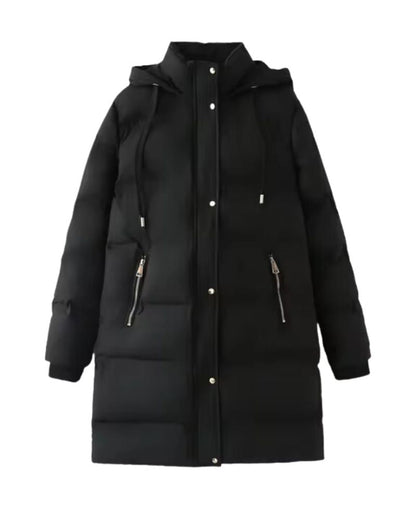 Manteau long élégant d'hiver
