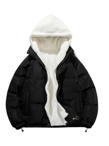Veste d'hiver élégante Polaire Capuche Chaude