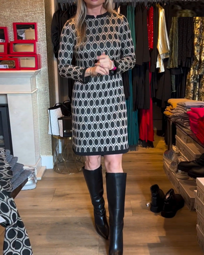 Robe pois longueur genou été