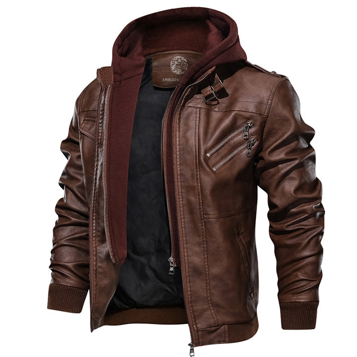 Vulcan Blouson en cuir Élégant et polyvalent