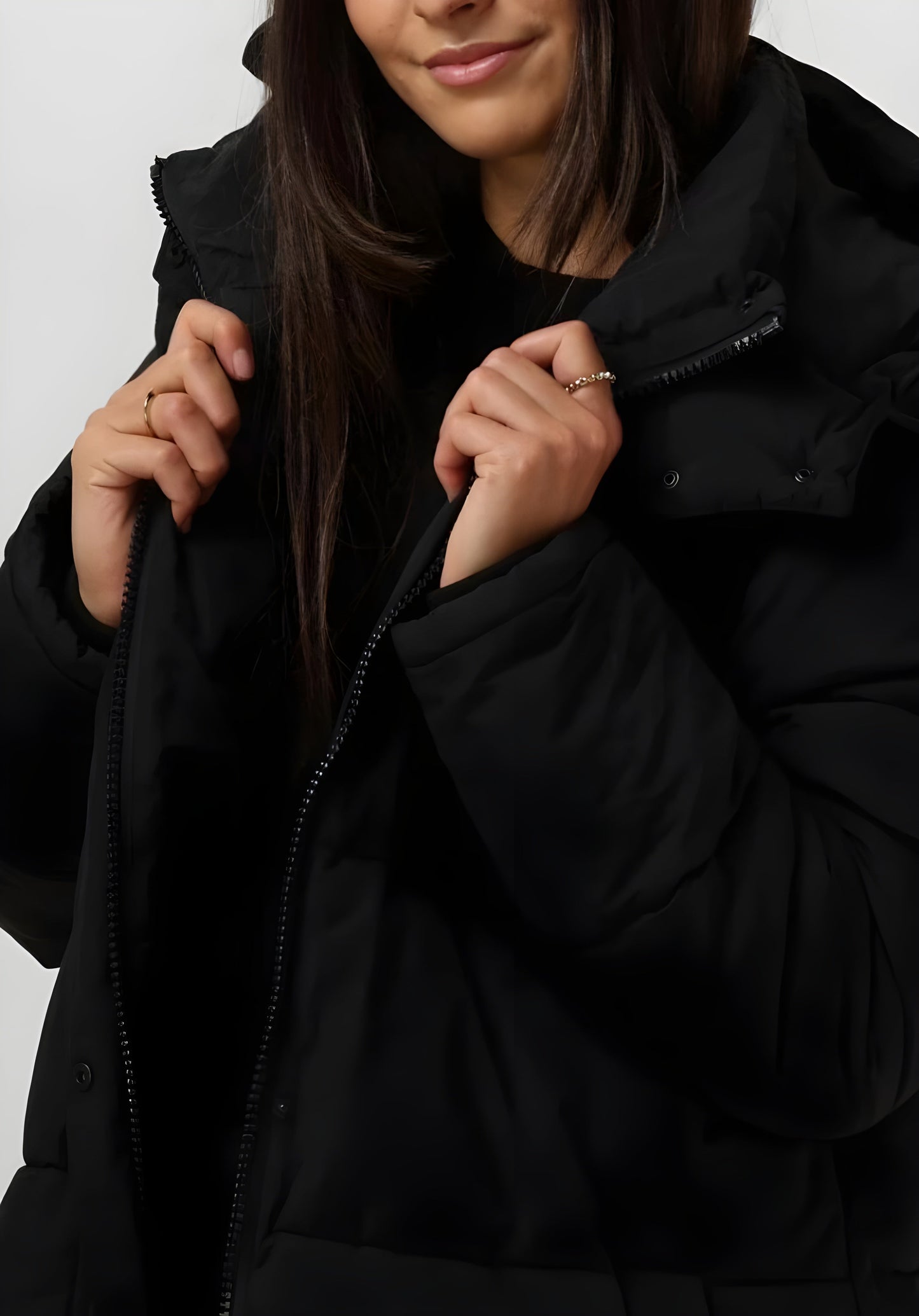 Veste d'hiver doublée chaude pour femme