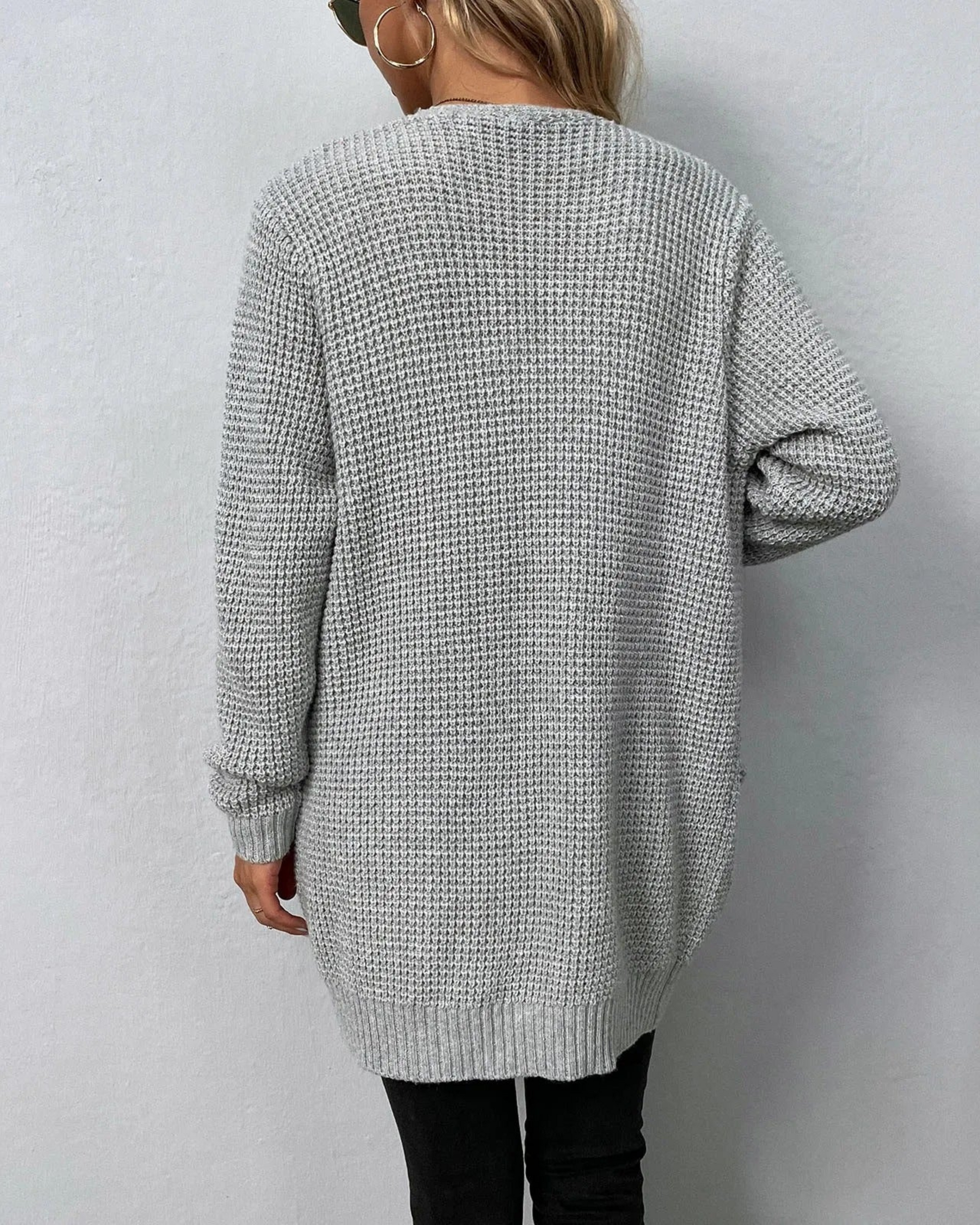 Stilvoller Damen Cardigan Lang - IdealeKleiden
