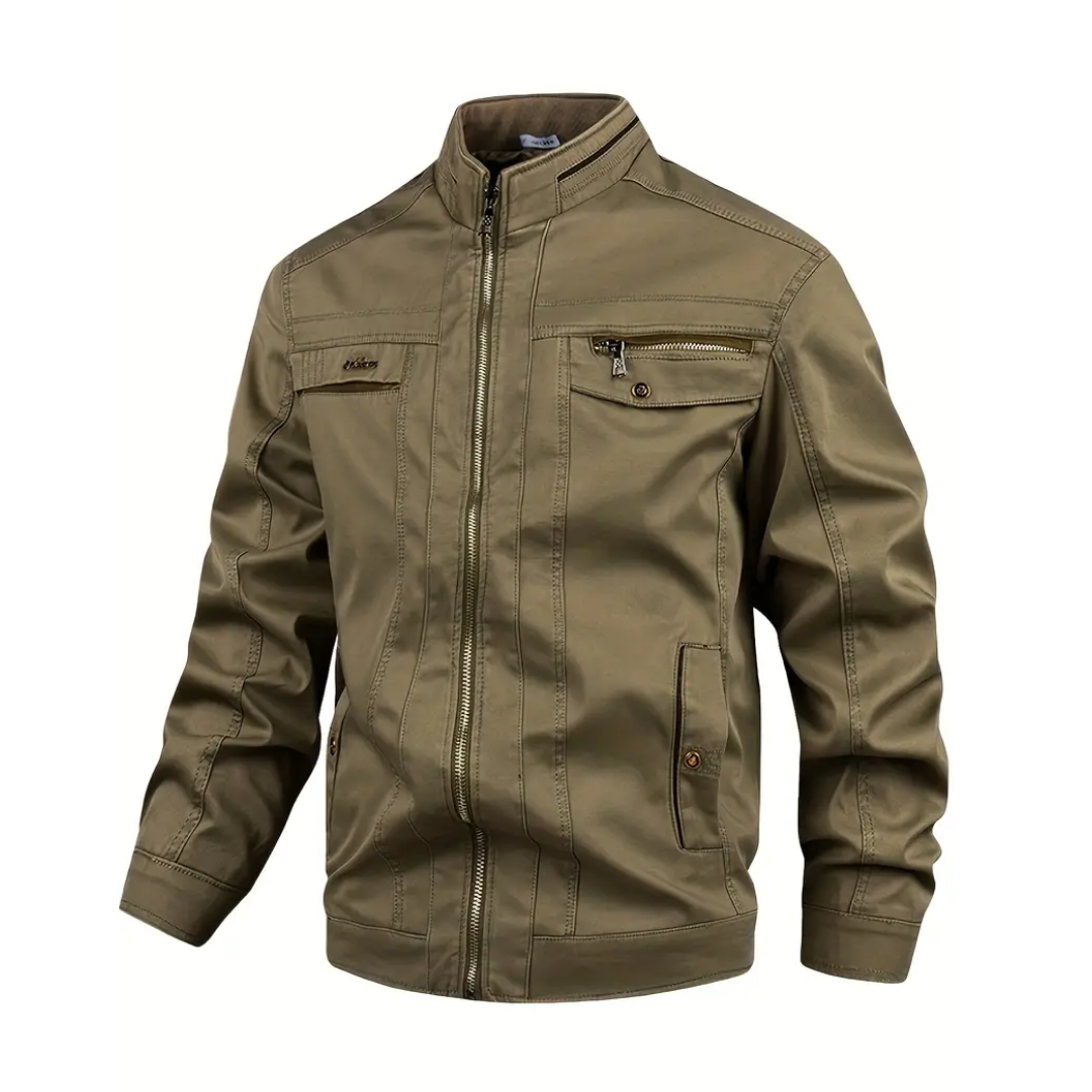 Veste de terrain pour hommes en coton imperméable, idéale pour l'extérieur