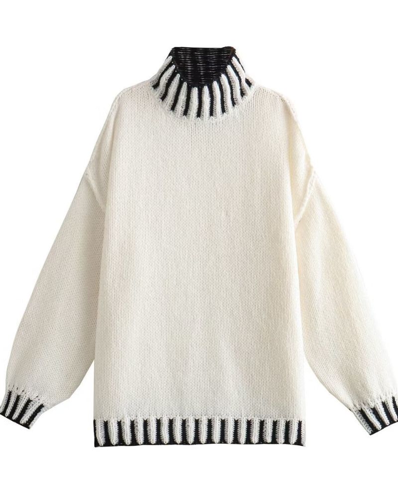 Écharpe et poncho tricotés pour femme