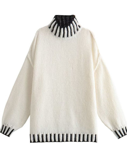 Écharpe et poncho tricotés pour femme