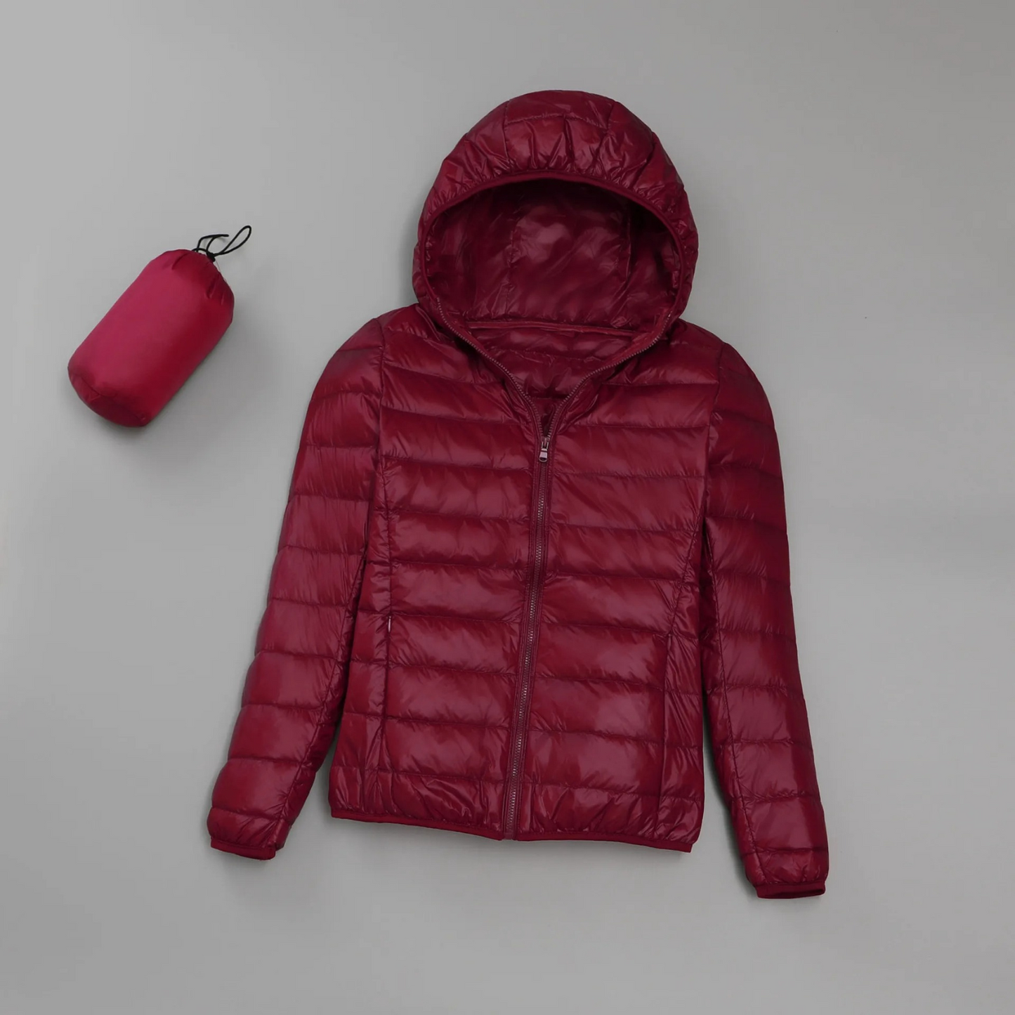 Leichte Outdoor-Jacke Kapuzen-Design Isoliert - IdealeKleiden
