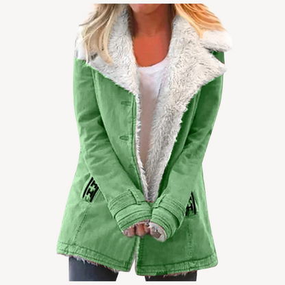 Doudoune femme doublée polaire chaude