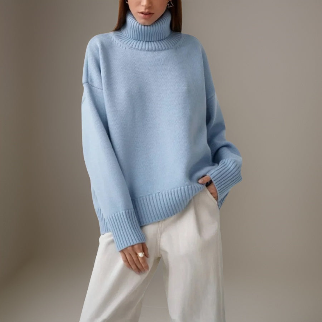 Femmes Col Roulé Chaud Hiver
