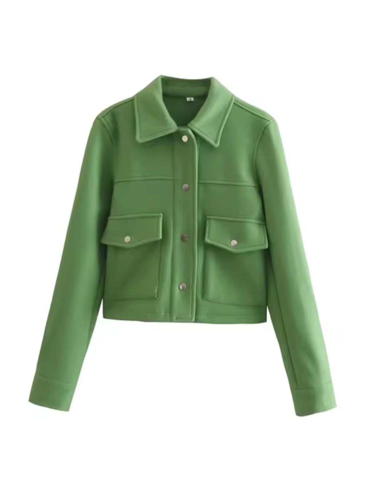 Veste élégante pour femme avec boutons et poches avant