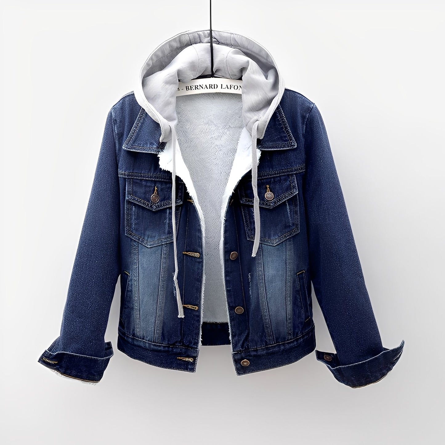 Veste femme tendance avec capuche amovible