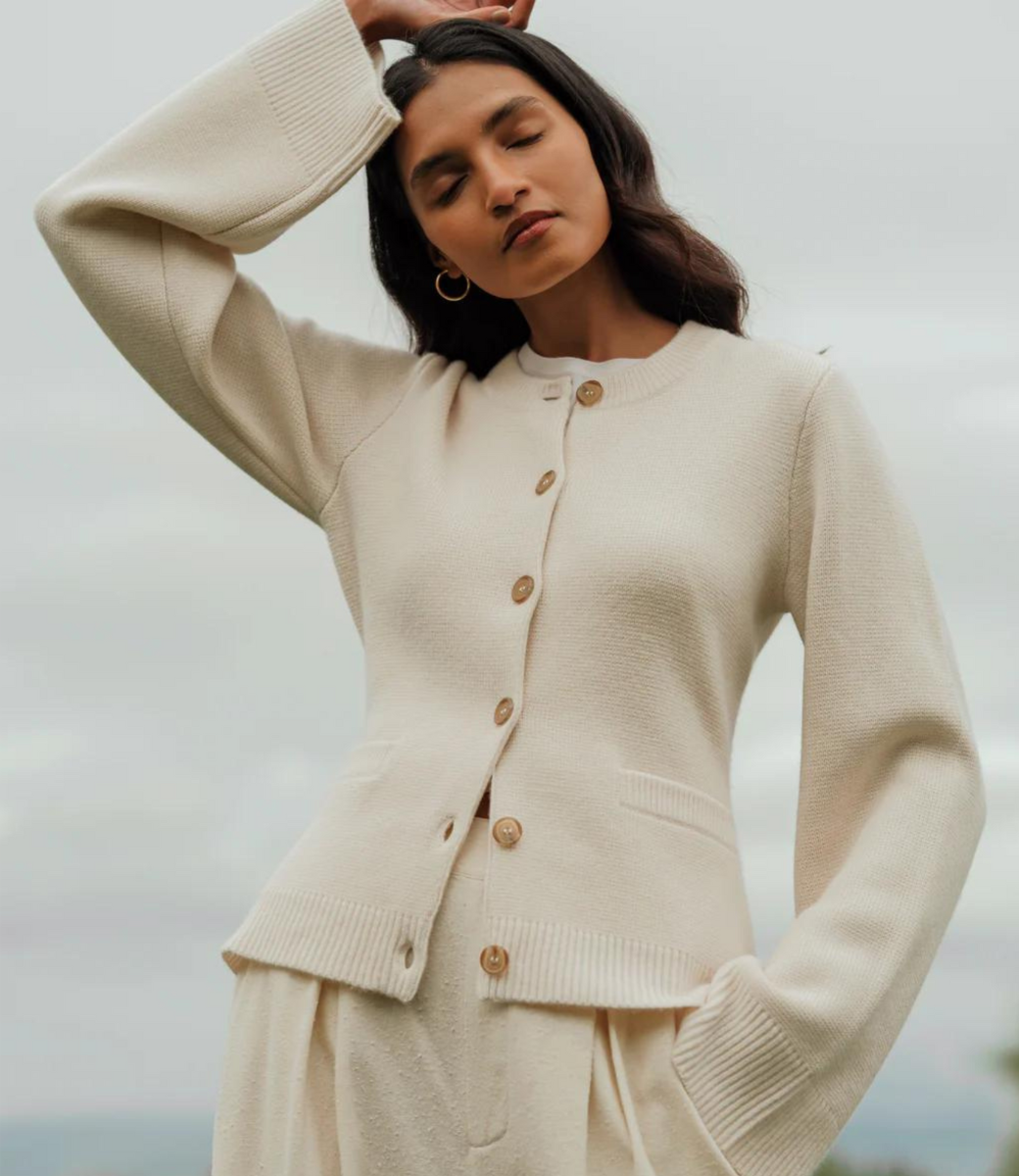 Luxus Cardigan Elegante Strickware - IdealeKleiden