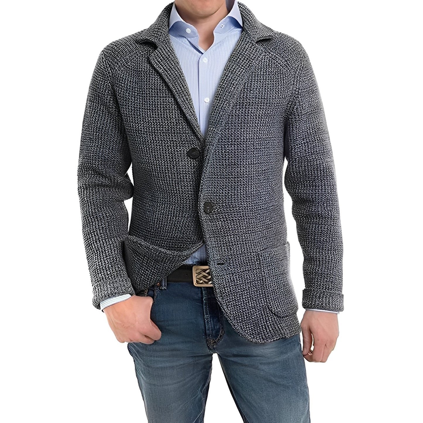 Veste élégante pour homme avec poches à rabat