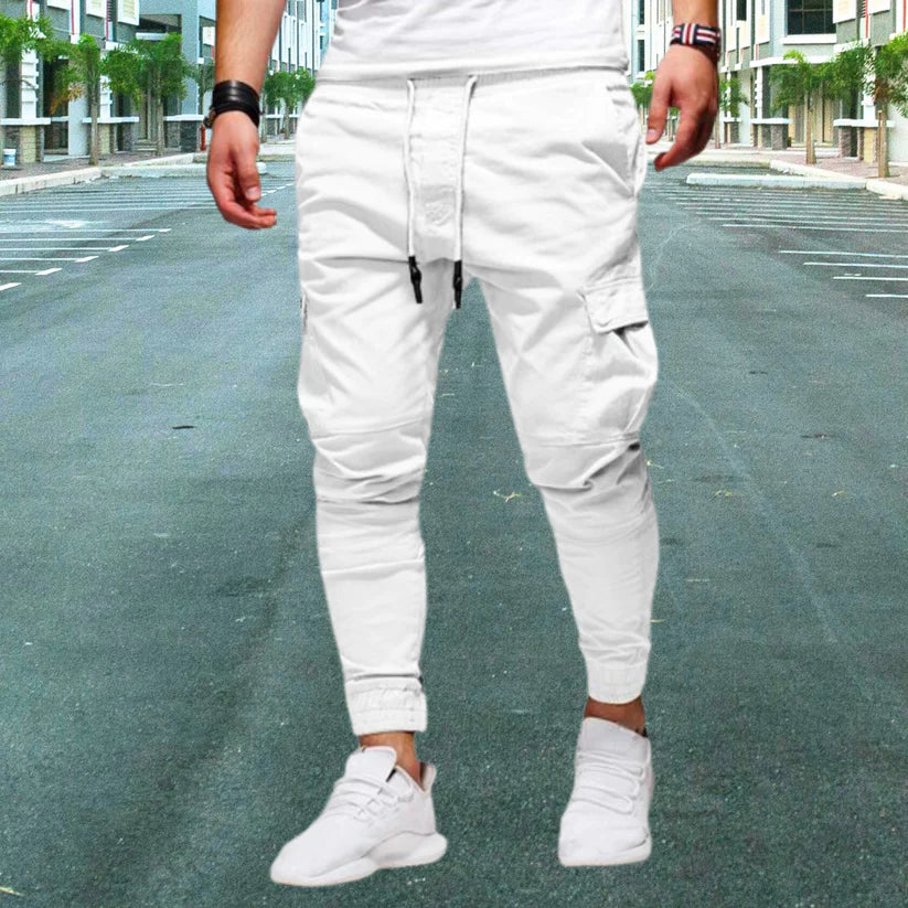 Pantalon cargo confortable pour homme avec plusieurs poches