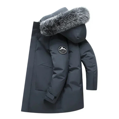 Parka d'hiver pour hommes, coupe-vent, chaud et isolé