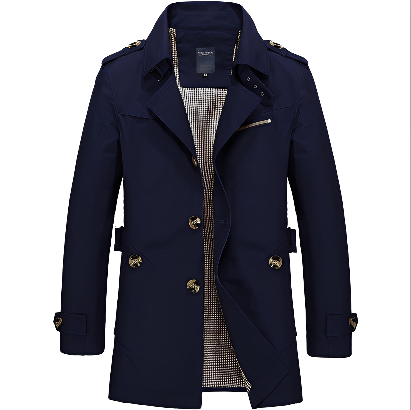 Veste mi-longue décontractée pour homme