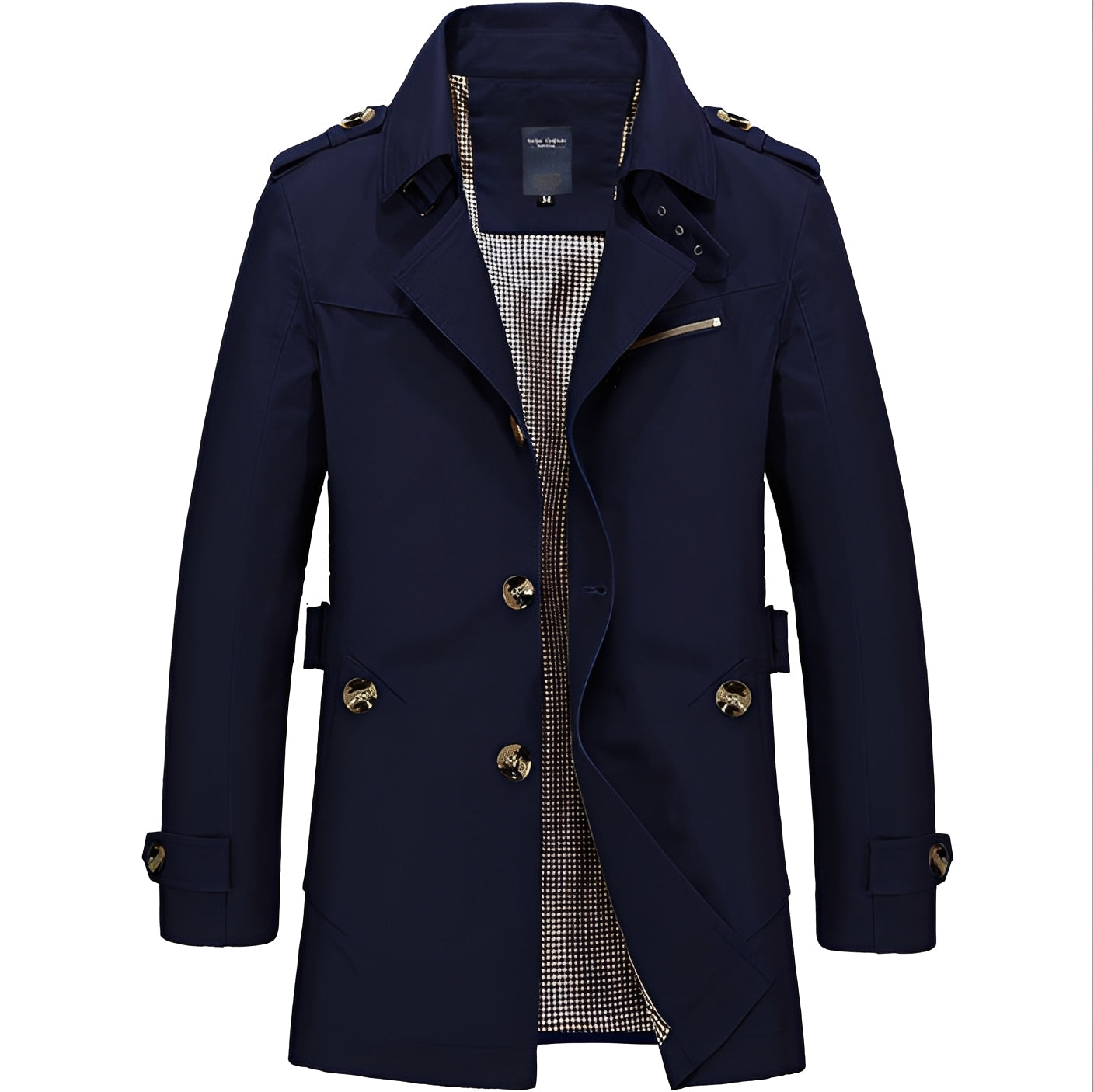 Trench-coat coupe-vent élégant pour homme