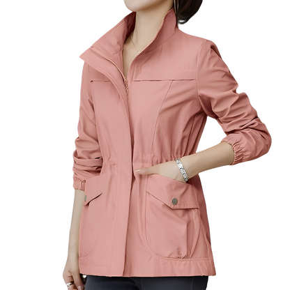 Veste féminine mode avec taille ajustable
