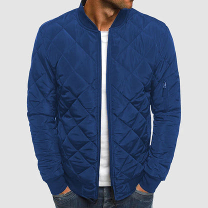 Veste mi-saison homme aspect cuir de qualité
