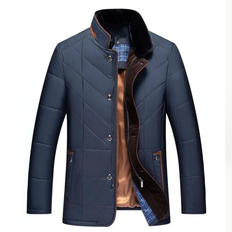 Manteau pour homme confortable et moderne sans col