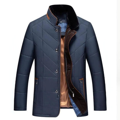 Manteau pour homme confortable et moderne sans col