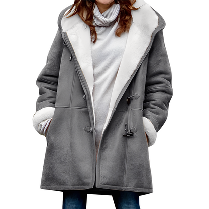 Manteau à capuche décontracté d'hiver pour femmes